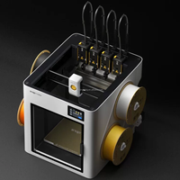 Nouvelle imprimante 3D FDM Snapmaker U1, imprimante 3D multi-couleurs à 4 têtes haute vitesse avec échange rapide des têtes en 5 secondes, imprimante 3D économe en matériaux