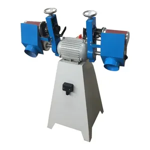 Woodworking Machinery and Equipment Sponge Wheel Double Head Small Polishing Machine Sanding Belt - Product Image 2