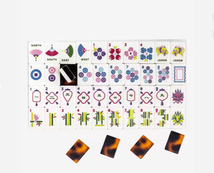 Mahjong portable de luxe moderne pliable à quatre couches pour 4 joueurs avec tuiles en acrylique pour usage universel - Product Image 3