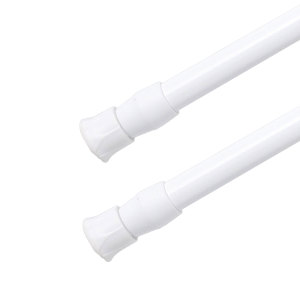 ARODDY Ajustable 60-110cm Blanco Hierro Metal Toallero Soporte Rack Multiusos Alquiler Vivienda <span class=keywords><strong>Cortinas</strong></span> <span class=keywords><strong>Barras</strong></span> <span class=keywords><strong>de</strong></span> toalla <span class=keywords><strong>baratas</strong></span> - Product Image 1