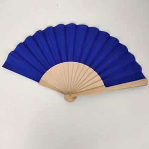 Éventail en bois personnalisé imprimé et gravé, pliable en bambou, portable, en tissu, décoration d'intérieur pour mariages et événements - Product Image 3