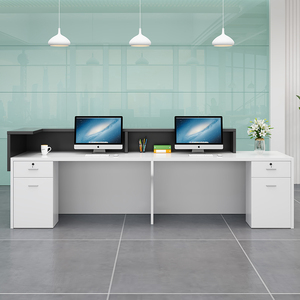 QT-07 Office Furniture <b>Counter</b> <b>Reception</b> <b>Counter</b> <b>Reception</b> Desk Modern Front Desk Office <b>Reception</b> Desk - Product Image 5