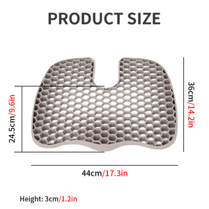 Coussin lombaire d'été en silicone pour l'extérieur, confortable et épais, pour la méditation et les sièges de voiture. - Product Image 3