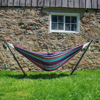 Chaise hamac debout libre deux personnes support hamac Camping chaise pivotante extérieur suspendu lit toile