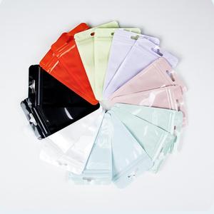 Bolsa autosellable de color macarrón, bolsa transparente de color engrosada, bolsa sellada impermeable y antiincrustante - Product Image 4
