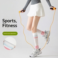 Chaussettes de compression pour femmes, sans couture, absorbant la transpiration et anti-odeurs, pour yoga, saut à la corde, fitness, athlétisme professionnel