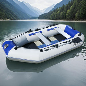 Canoa Inflable de PVC Solarmarine, Resistente al Desgaste, Estable, de 2.7m, para Pesca, 4 Personas, Deportes Acuáticos, Azul y Blanco - Product Image 3