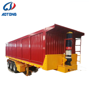 3 Trục 4 Trục Phía Sau Tipper 40 Cbm <span class=keywords><strong>Dump</strong></span> Trailer 50 Tấn 60 70 Tấn Sử Dụng Cát Vận Chuyển Cổ Ngỗng <span class=keywords><strong>Dump</strong></span> Trailer Bán Để Bán - Product Image 5