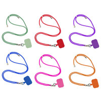 Cordon universel pour étui de téléphone, cordon de couleur promotionnel, cadeau, sangle réglable avec logo, collier bandoulière pour téléphone portable
