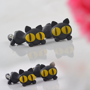 Di modo Animale Creativo Cute Cat <span class=keywords><strong>Argilla</strong></span> <span class=keywords><strong>Orecchini</strong></span> Della Vite Prigioniera Fatti A Mano Dell'<span class=keywords><strong>argilla</strong></span> Del Polimero <span class=keywords><strong>Orecchini</strong></span> - Product Image 5