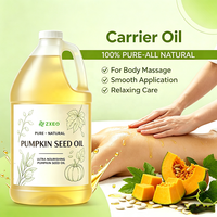 Minyak Biji Labu 100% Murni, Cold Pressed, Minyak Pembawa Alami untuk Pelembap Rambut & Kulit, Aromaterapi, DIY, Pijat Wajah & Tubuh, Kemasan Besar