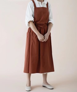 MS02 Cotton Linen Waterproof Artistic Kitchen <b>Work</b> Uniform Vest <b>Apron</b> Multi Colors Unisex Four Season One Size Fits All - Product Image 5