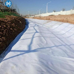 Géotextile non tissé en PP PET de couleur blanche et noire haute résistance pour la construction routière, fabriqué en Chine, avec une résistance à la traction élevée - Product Image 4