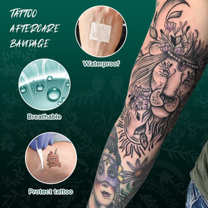 Bande de soin après tatouage des sourcils hypoallergénique de haute qualité, rouleau de film adhésif transparent personnalisable pour tatouage, seconde peau de protection - Product Image 2