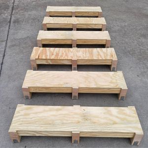 Caisses en contreplaqué Chengda 2050x250x300mm, sans fumigation, pour export, avec sangles en acier, pour la logistique - Product Image 1