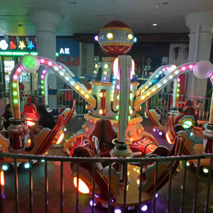 Mini UFO coloré, parc d'attractions pour enfants, vol sur les planètes, attraction - Product Image 4