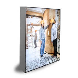 Quảng Cáo Hộp Đèn Led Bus Stop Led Khung Hình Billboard Quảng Cáo Ngoài Trời Thắp Sáng Khung Hình - Product Image 1