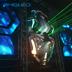 Maschera RMGLED P5 P4 per interni a led video wall bar ktv camere nightclub interattivo a led a forma di maschera occhio nudo 3D LED DJ - Product Image 5
