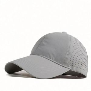 Casquette de baseball personnalisée en gros BSCI, fabriquée en usine, 6 panneaux, imperméable, avec trous laser respirants - Product Image 2