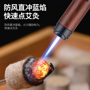 JOFI Long Handle <b>Cigar</b> <b>Lighter</b> Windproof Outdoor Durable Igniter For Smoking Accessories - Product Image 4