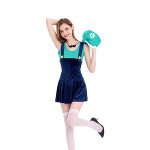 ชุดเดรสสายเดี่ยวพิมพ์ลายฤดูร้อนสำหรับงานฮาโลวีนใหม่ของลัวลัน ชุดเกมสำหรับผู้หญิงผู้ใหญ่สำหรับการแสดงบนเวที - Product Image 1