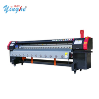 Промышленный принтер Yinghe Konica 512i 3.2м автоматический, сольвентный, с поддержкой пьезоэлектрической струйной печати для баннеров и оклейки транспорта