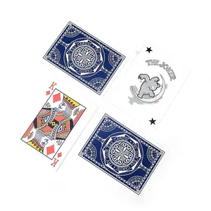 High Quality Custom Card Game Printing Waterproof PVC and Plastic Playing Cards for Poker Flash Gift Use MOQ 500 Pieces