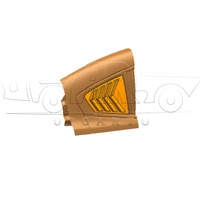 Aileron de fenêtre arrière de voiture de haute qualité, aspect fibre de carbone ABS, pour Mazda 3 Axela Sedan 2019-2022 2023