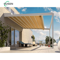 Living culture 4x4 extérieur jardin jardin gazebo pliable pagola pergola gazebo aluminium 4x3 3x5 avec toit étanche