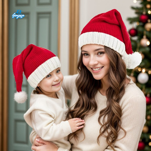 Giáng sinh hat Set-<span class=keywords><strong>c</strong></span>ổ điển giáng sinh hat dệt kim giáng sinh hat - Product Image 5