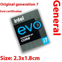 Autocollant d'étiquette CPU Core i7 pour ordinateur portable et de bureau, générations 3 à 10, autocollant adhésif spécifique à la génération, découpé sur mesure