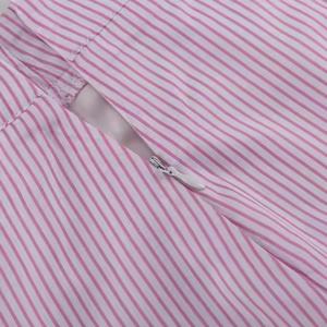 Conjunto de Dos Piezas de Lino a Bajo Precio, Top Corto Informal con Cuello Camisero para Mujer, Falda Corta de Lino con Cintura Elástica y Corte en A - Product Image 6