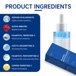 เซรั่มโซเดียมไฮยาลูโรเนต 0.5% + เปปไทด์ 13 ชนิด ช่วยเติมความชุ่มชื้นอย่างล้ำลึก กระชับผิว ลดเลือนริ้วรอย ช่วยเพิ่มคอลลาเจน ซ่อมแซมผิว - Product Image 3