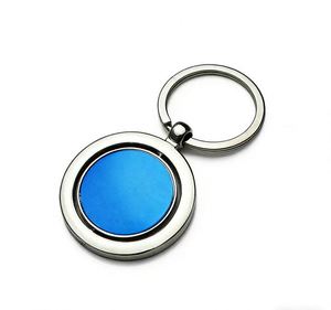 X926 <b>Keychain</b> Factory Wholesale <b>Custom</b> New Design Rotating Keyring Enamel Metal Spinner <b>Keychain</b> - Product Image 3