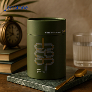 Empaque de Tubos de Cartón Kraft para Cápsulas y Tabletas, Ecológico, de Grado Alimenticio, Personalizado, Cilindro de Cartón para Suplementos - Product Image 5