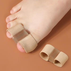 Séparateur d'orteils pour hallux valgus, orthèse en gel à double trou pour hommes et femmes, pour les doigts superposés - Product Image 1