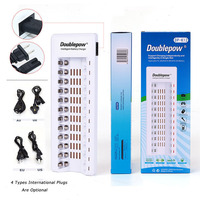 Chargeur de batterie électrique intelligent 5W à 12 emplacements du fabricant Chargeur de batterie rechargeable 1.2V AA AAA NiMH NiCD