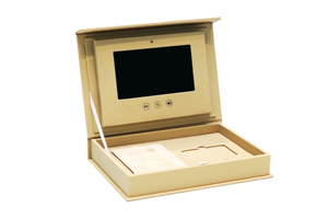 Luxe 7 pouces LCD écran interrupteur vidéo musique cadeau lecteur carton mariage présentation vidéo boîte pour les Promotions d'affaires - Product Image 4