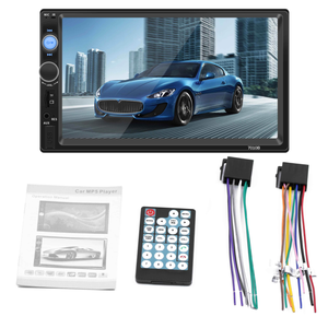 Sistema Multimediale Universale per Auto, Autoradio 2 Din <span class=keywords><strong>con</strong></span> Schermo Touch da 7 Pollici, <span class=keywords><strong>Stereo</strong></span> Auto 12V, <span class=keywords><strong>Lettore</strong></span> <span class=keywords><strong>DVD</strong></span> per Auto - Product Image 1