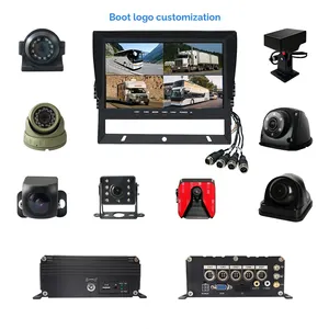 Newest HD 1080P 4 8CH Mobile Bus Truck Reverse Backup AI Rear View Reverse Car Camera DVR 4 8 Channel Recorder MDVR Supplier