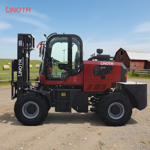 מכירה חמה מלגזה דיזל 3.5-5 טון לשטח קשה, בעלת תקן CE, מלגזת שטח לכל סוגי השטח לעבודות בנייה - Product Image 6