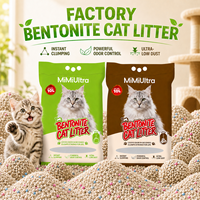 Litière pour chat en bentonite agglomérante rapide, 99 % sans poussière, écologique, 8 kg – Vente directe usine et en gros
