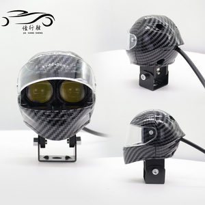 Faro Delantero LED Auxiliar JHS <span class=keywords><strong>Mini</strong></span> <span class=keywords><strong>para</strong></span> Motocicleta, 2 Lentes, Luz Antiniebla <span class=keywords><strong>para</strong></span> Casco, Luz LED de Exploración <span class=keywords><strong>para</strong></span> <span class=keywords><strong>Moto</strong></span> - Product Image 2