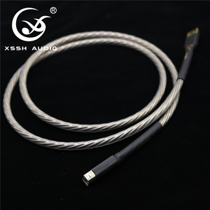 HIFI Hi-End yivo xssh 8 Core OFC ตัวนำทองแดงบริสุทธิ์<span class=keywords><strong>สาย</strong></span>ส่งข้อมูลประเภท A ถึง B <span class=keywords><strong>สาย</strong></span>ต่อเสียง USB สำหรับ DAC - Product Image 2