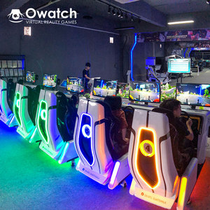Máquina de Juego de Carreras de Coches <span class=keywords><strong>F1</strong></span> Multijugador Owatch, <span class=keywords><strong>Simulador</strong></span> de Carreras de Arcade con Cabina Virtual para Parque de Atracciones - Product Image 1