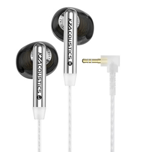 Auriculares HiFi con cable KZ Duet con controlador dinámico 2DD 2 Semi-In Ear Music Monitor Ergonomía Auriculares para juegos personalizados Regalo - Product Image 1