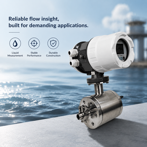 Chinesische Hersteller Rohmilch-Durchflussmesser mit PTFE-Auskleidung, Sanitär-Durchflussmesser für Mini-Melkmaschinen - Product Image 2