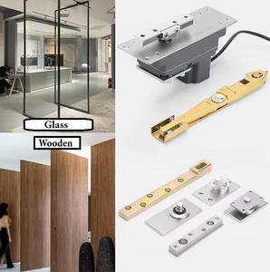 Невидимая установка для деревянной поворотной двери Современная-моторизованная Центральная Поворотная дверная аппаратная система - Product Image 2