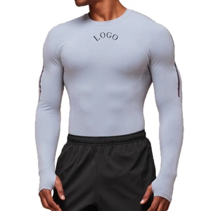 T-shirts pour hommes personnalisables en gros, logo, sport, déplacements quotidiens, été, manches longues, t-shirts pour hommes - Product Image 2