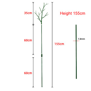Mezclas de jardín en estaca para plantas en maceta, rama de flores, palos de poste, varilla ajustable, ramita desmontable, juego de estacas de soporte de plástico para plantas - Product Image 4